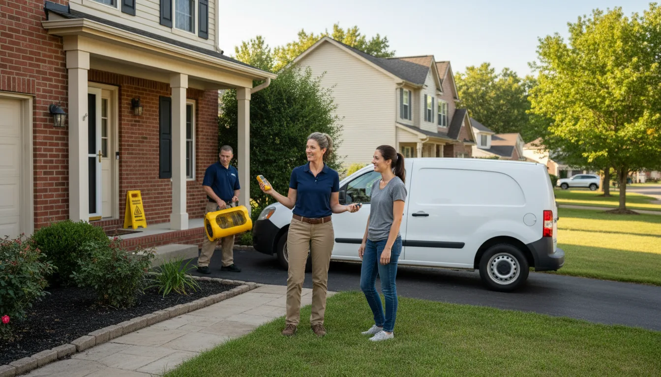 Water restoration image for Flood Water Cleanup, Removal And Restoration Services in Rocky River, OH